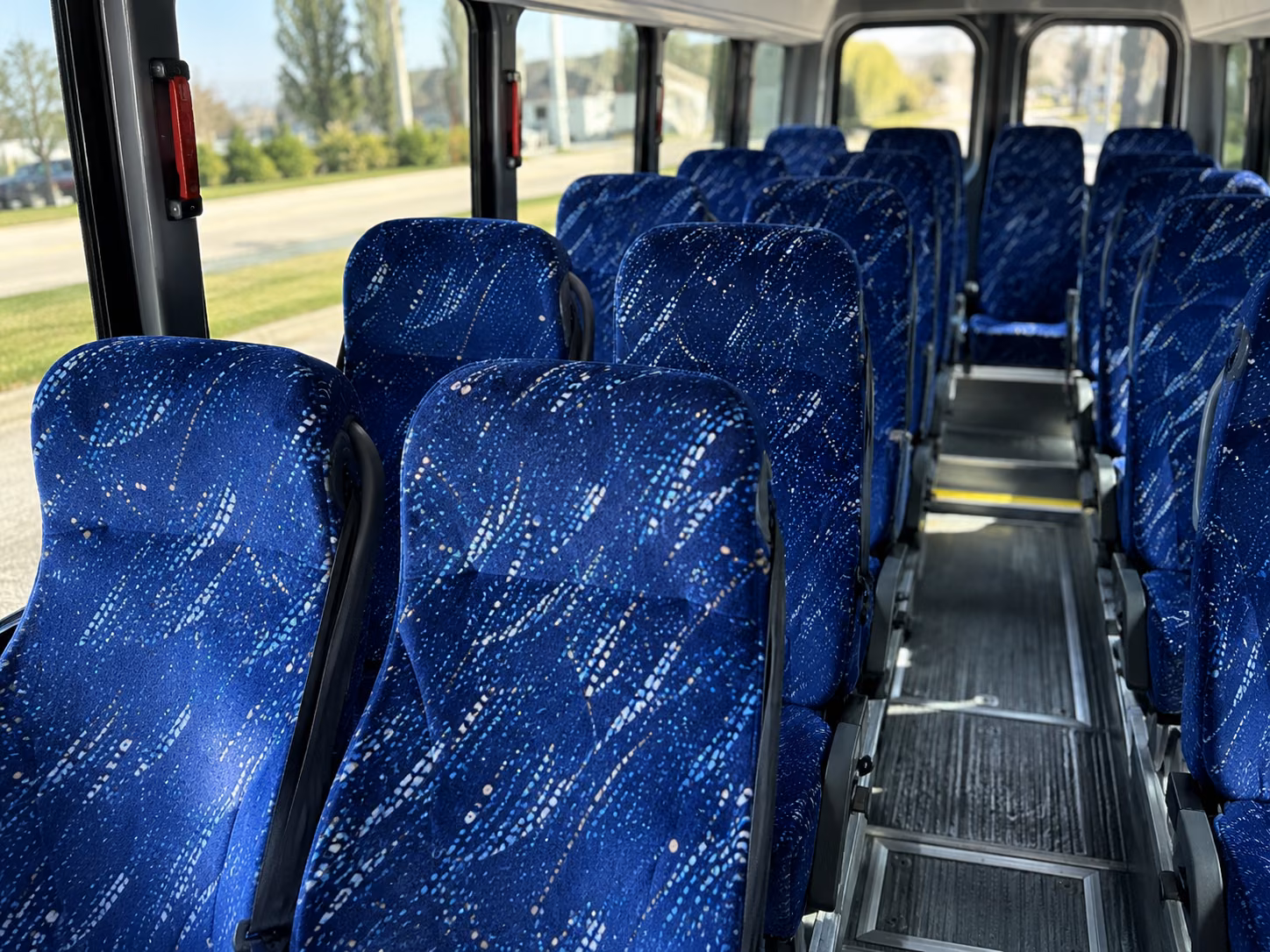 odessa 18 passenger minibus inside