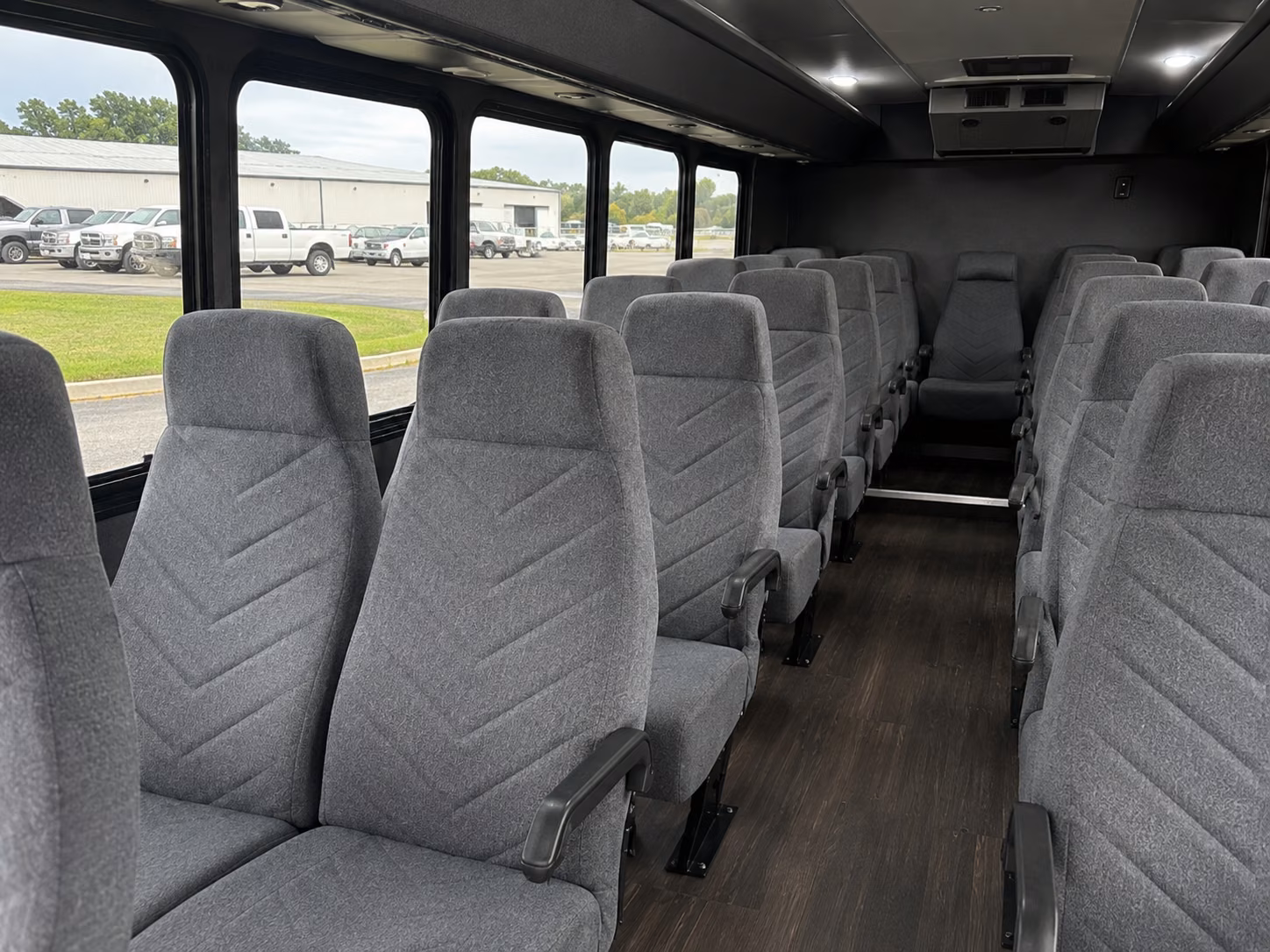 odessa 18 passenger minibus interior
