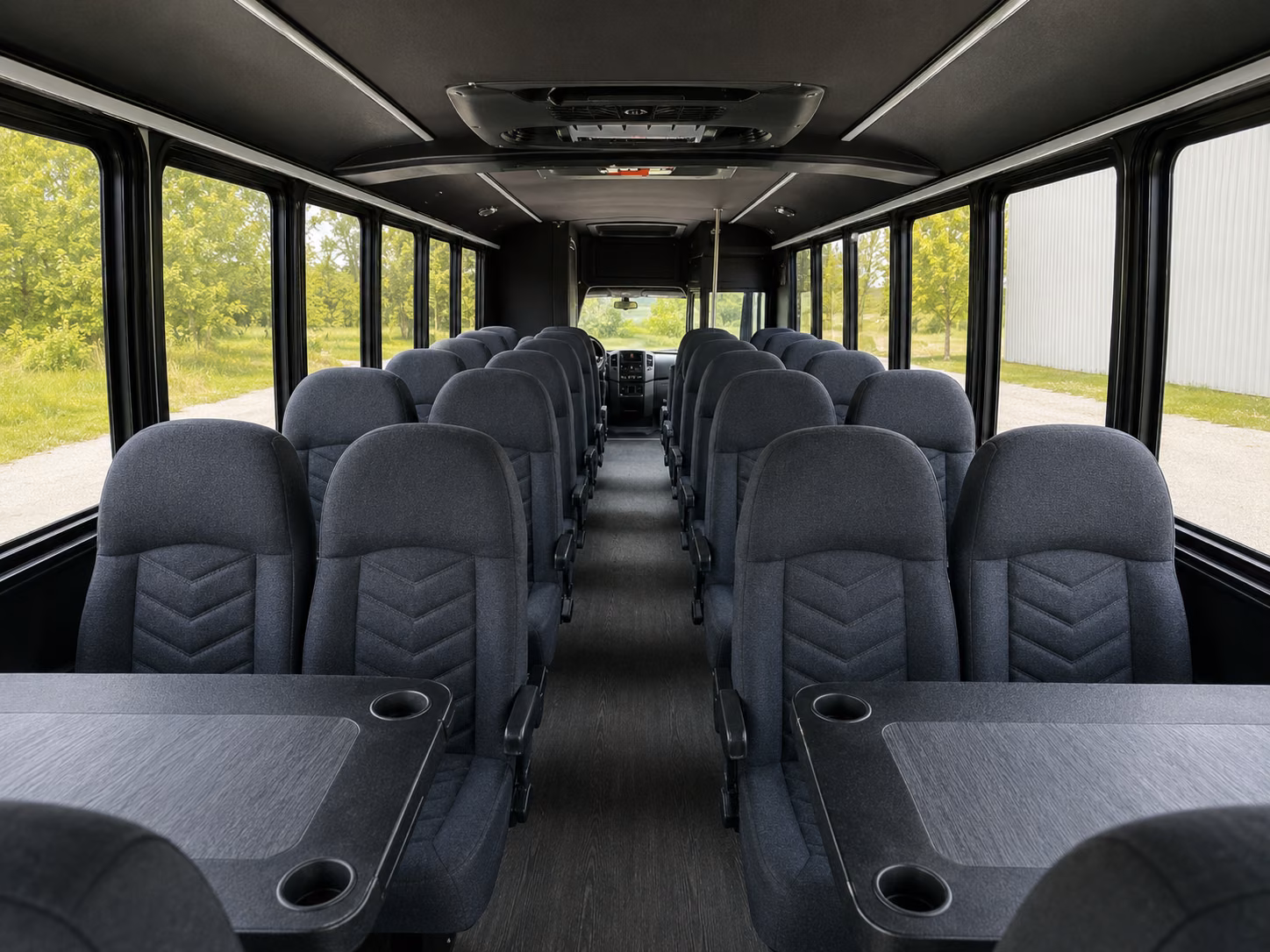 odessa 20 passenger minibus interior