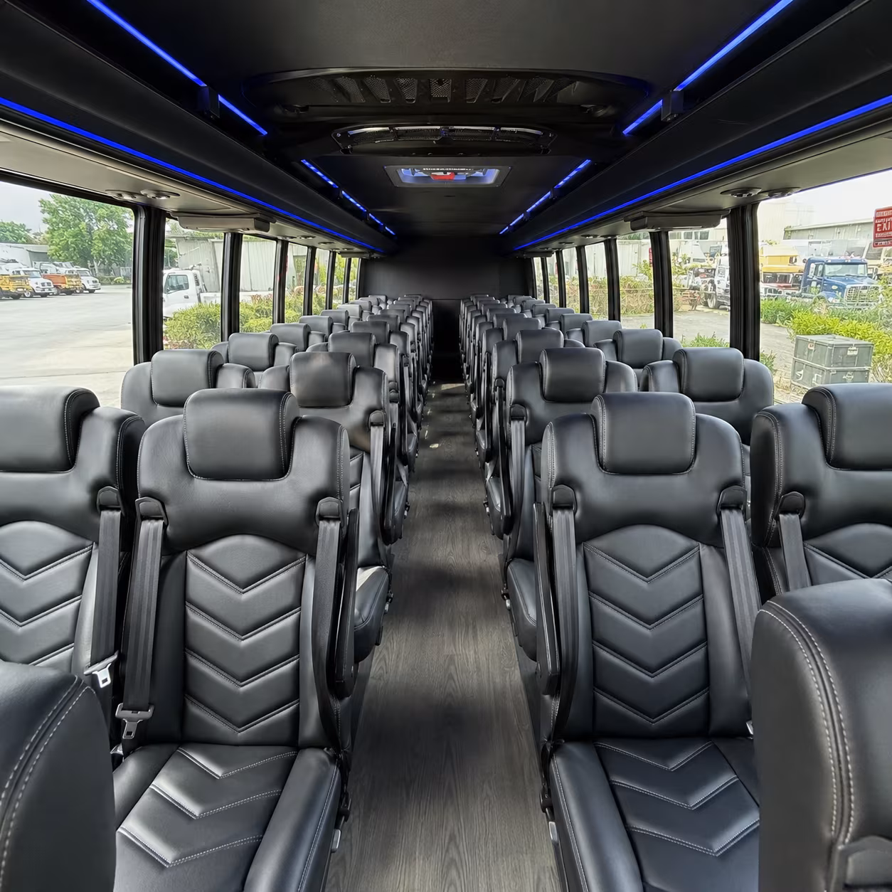 odessa 25 passenger minibus inside