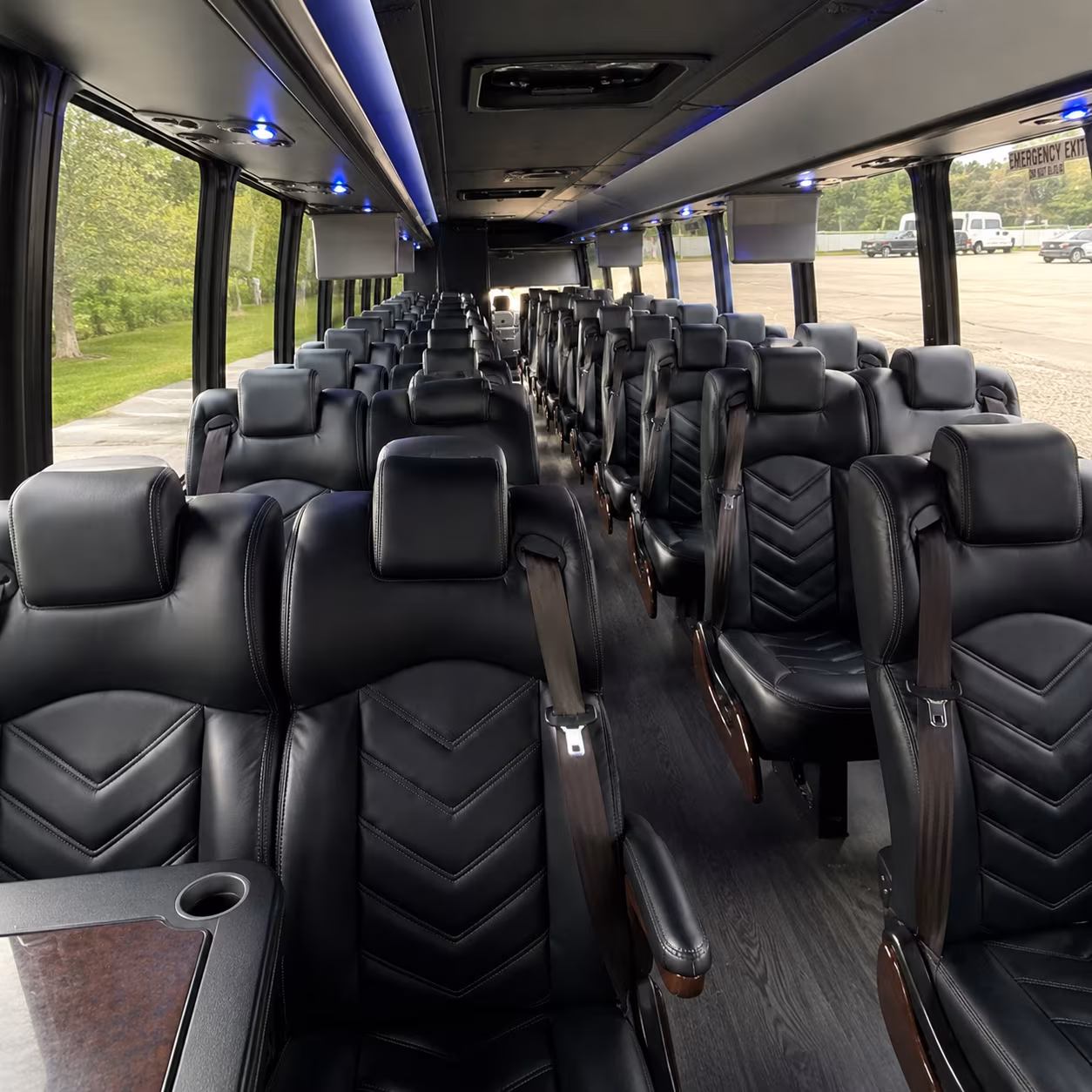 odessa 25 passenger minibus interior