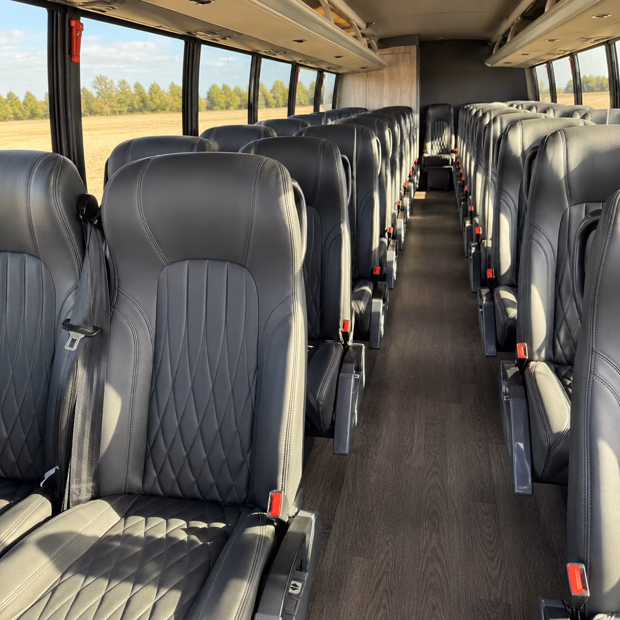 odessa 28 passenger minibus interior