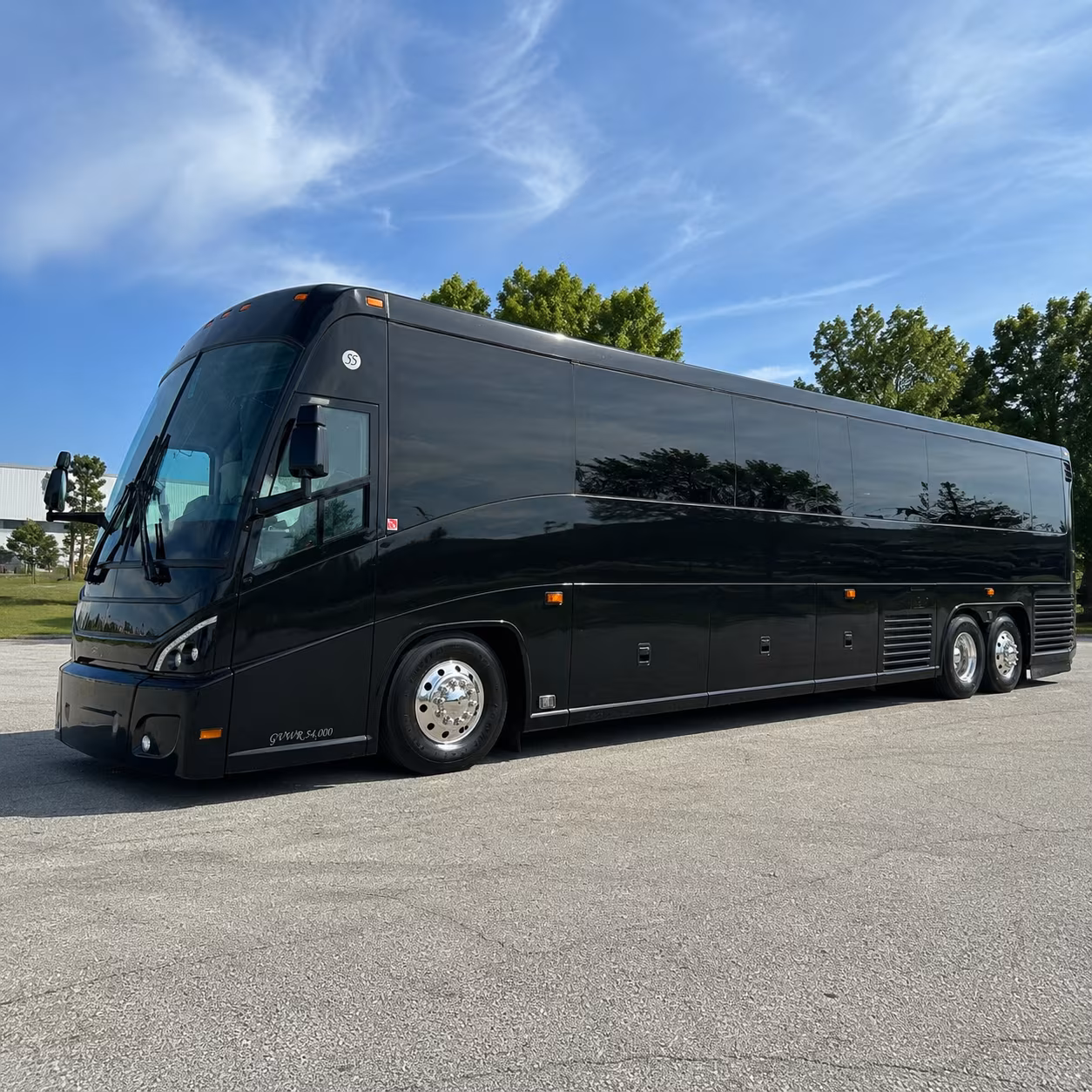 odessa 47 passenger charter bus
