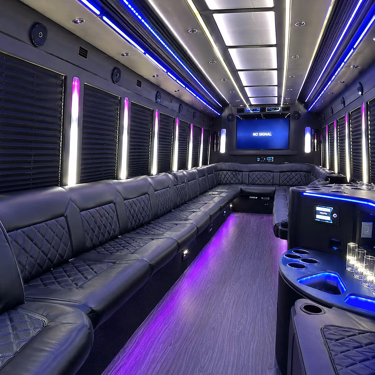 odessa party bus inside